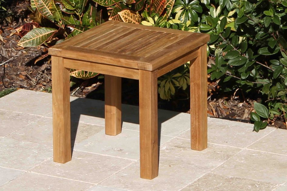 Teak Side Table 45cm – Oceanic Teak Furniture